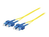 MicroConnect nätverkskabel - 30 m - gul FIB221030-FLAT