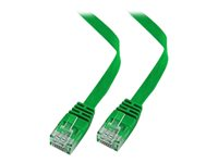 MicroConnect nätverkskabel - 1 m - grön V-UTP601G-FLAT
