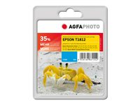 AgfaPhoto - cyan - kompatibel - återanvänd - bläckpatron (alternativ för: Epson 18XL, Epson C13T18124010, Epson T1812) APET181CD