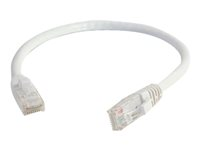 C2G Cat5e Booted Unshielded (UTP) Network Patch Cable - patch-kabel - 30 cm - vit 83259