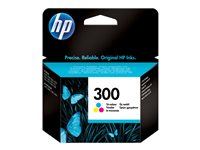 HP 300 - färg (cyan, magenta, gul) - original - bläckpatron CC643EE#BA3