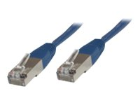 MicroConnect nätverkskabel - 1 m - blå STP601B