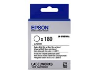 Epson LabelWorks LK-8WBWAA - matrisskurna runda etiketter - 180 etikett (er) - 25 mm rund C53S658901