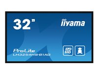 iiyama ProLite LH3254HS-B1AG 32" Klass (31.5" visbar) LED-bakgrundsbelyst LCD-skärm - Full HD - för digital skyltning LH3254HS-B1AG