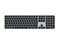 Apple Magic Keyboard with Touch ID and Numeric Keypad - tangentbord - USB-C - QWERTZ - schweizisk - svarta tangenter Inmatningsenhet MXK83SM/A