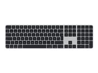 Apple Magic Keyboard with Touch ID and Numeric Keypad - tangentbord - USB-C - QWERTY - dansk - svarta tangenter Inmatningsenhet MXK83DK/A