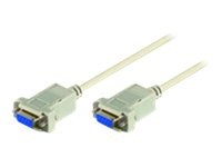 MicroConnect - nollmodemkabel - DB-9 till DB-9 - 3 m SCSENN3N