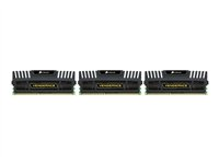 CORSAIR Vengeance - DDR3 - sats - 12 GB: 3 x 4 GB - DIMM 240-pin - 1600 MHz / PC3-12800 - ej buffrad CMZ12GX3M3A1600C9