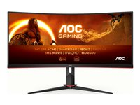 AOC Gaming CU34G2XP/BK - LED-skärm - böjd - 34" - HDR CU34G2XP/BK