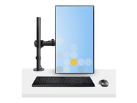 StarTech.com Laptop Desk Mount, Monitor and Laptop Mount for Desk, Displays 34in (8kg/17.6lb) & Laptops (4.5kg/9.9lbs), Adjustable & Articulating VESA Laptop Tray Arm - Desk Monitor Mount - Clamp / Grommet Mount (A-LAPTOP-DESK-MOUNT) monteringssats - för bildskärm/bärbar dator - svart A-LAPTOP-DESK-MOUNT