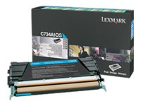 Lexmark - cyan - original - tonerkassett - LCCP, LRP C734A1CG