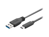 MicroConnect - USB typ C-kabel - USB typ A till 24 pin USB-C - 1 m USB3.1CA1