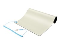 StarTech.com 11x18in Anti Static Mat, ESD Mat for Electronics Repair, Anti Static Desk Mat w/Detachable Grounding Wire, ANSI/ESD S 4.1 Compliant, Flexible Thermoplastic Work Mat/Pad - Suitable for Tables (SM-ANTI-STATIC-MAT) - antistatisk matta - löstagbar jordledning SM-ANTI-STATIC-MAT