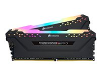 CORSAIR Vengeance RGB PRO - DDR4 - sats - 16 GB: 2 x 8 GB - DIMM 288-pin - 3200 MHz / PC4-25600 - ej buffrad CMW16GX4M2C3200C16