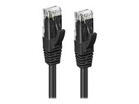 MicroConnect patch-kabel - 10 m - svart MC-UTP6A10S