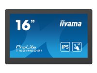 iiyama ProLite T1624MSC-B1 - LED-skärm - Full HD (1080p) - 15.6" T1624MSC-B1
