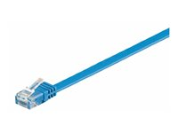 MicroConnect UltraFlat - nätverkskabel - 2 m - blå V-UTP602B-FLAT