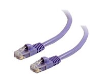 C2G Cat5e Booted Unshielded (UTP) Network Patch Cable - patch-kabel - 1 m - lila 83659