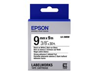 Epson LabelWorks LK-3WBW - etiketttejp - 1 kassett(er) - Rulle (0,9 cm x 9 m) C53S653007