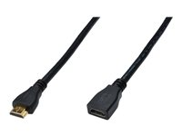 ASSMANN HDMI High Speed - HDMI-förlängningskabel med Ethernet - 3 m AK-330201-030-S