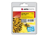 AgfaPhoto - 4-pack - svart, gul, cyan, magenta - kompatibel - återanvänd - bläckpatron (alternativ för: Epson 29XL, Epson C13T29964510, Epson T2996) APET299SETD