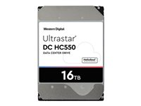 WD Ultrastar DC HC550 WUH721816AL5204 - hårddisk - 16 TB - SAS 12Gb/s 0F38357