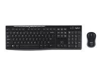 Logitech MK270 Wireless Combo - sats med tangentbord och mus - tysk Inmatningsenhet 920-004511