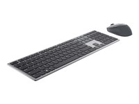 Dell Premier Multi-Device KM7321W - sats med tangentbord och mus - QWERTZ - tjeckisk/slovakisk - Titan gray KM7321WGY-CSK