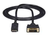 StarTech.com 1,8 m DisplayPort till DVI-kabel - 1080p video - DisplayPort till DVI-kabeladapter - DP till DVI-D-adapter Single Link - DP till DVI-skärmkabel - DP-anslutning med låsning - videoadapterkabel - DVI-D till DisplayPort - 1.8 m DP2DVI2MM6
