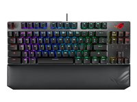 ASUS ROG Strix Scope TKL Deluxe - tangentbord - tysk - grå, svart Inmatningsenhet 90MP00N7-BKDA00