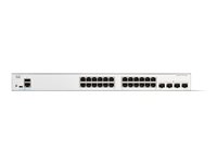 Cisco Catalyst 1300-24T-4G - switch - 24 portar - Administrerad - rackmonterbar C1300-24T-4G