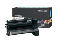 Lexmark - Extra lång livslängd - svart - original - tonerkassett - LCCP C7722KX