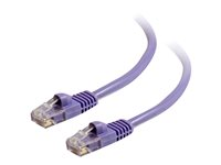 C2G Cat5e Booted Unshielded (UTP) Network Patch Cable - patch-kabel - 50 cm - lila 83658