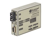 Black Box FlexPoint RS-232 to Fiber Converter - seriell förlängningskabel ME662A-SST