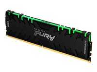 Kingston FURY Renegade RGB - DDR4 - sats - 128 GB: 4 x 32 GB - DIMM 288-pin - 3600 MHz / PC4-28800 - ej buffrad KF436C18RBAK4/128