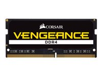 CORSAIR Vengeance - DDR4 - sats - 16 GB: 2 x 8 GB - SO DIMM 260-pin - 2400 MHz / PC4-19200 - ej buffrad CMSX16GX4M2A2400C16