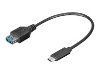 MicroConnect - USB typ C-kabel - USB typ A till 24 pin USB-C - 20 cm USB3.1CAF02