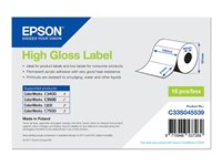 Epson - matrisskurna etiketter - högblank - 610 etikett (er) - 51 x 102 mm C33S045539