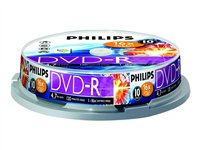 Philips DM4S6B10F - DVD-R x 10 - 4.7 GB - lagringsmedier DM4S6B10F/00