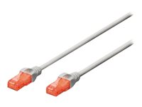 DIGITUS Professional patch-kabel - 2 m - grå DK-1612-020