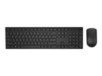 Dell KM636 - sats med tangentbord och mus - QWERTZ - tysk - svart Inmatningsenhet 580-ADFO