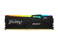 Kingston FURY Beast RGB - DDR5 - modul - 8 GB - DIMM 288-pin - 4800 MHz / PC5-38400 - ej buffrad KF548C38BBA-8