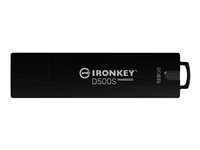 Kingston IronKey Keypad 200 - USB flash-enhet - 128 GB - TAA-kompatibel IKD500SM/128GB