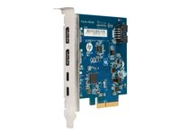 HP Dual Port Add-in-Card - Thunderbolt-adapter - PCIe - Thunderbolt 3 x 2 3UU05AA