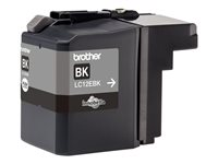 Brother LC12EBK - XL-kapacitet - svart - original - bläckpatron LC12EBK