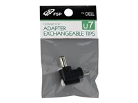 FSP Ultrabook Adapter Exchangeable Tips U7 - adapter för effektkontakt - Växelströmsjack 4,5 x 0,6 mm till 2-polig 4AP0019801GP