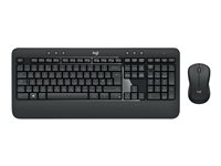 Logitech MK540 Advanced - sats med tangentbord och mus - Nordisk Inmatningsenhet 920-008683