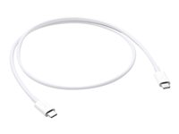 Apple - Thunderbolt-kabel - 24 pin USB-C till 24 pin USB-C - 80 cm MQ4H2ZM/A