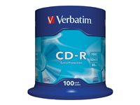 Verbatim - CD-R x 100 - 700 MB - lagringsmedier 43411