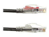 Black Box GigaTrue 3 CAT6 550-MHz Lockable Patch Cable (UTP) - Black - patch-kabel - 3 m - svart C6PC70-BK-10